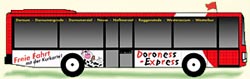 Fahrplan Doroness Express
